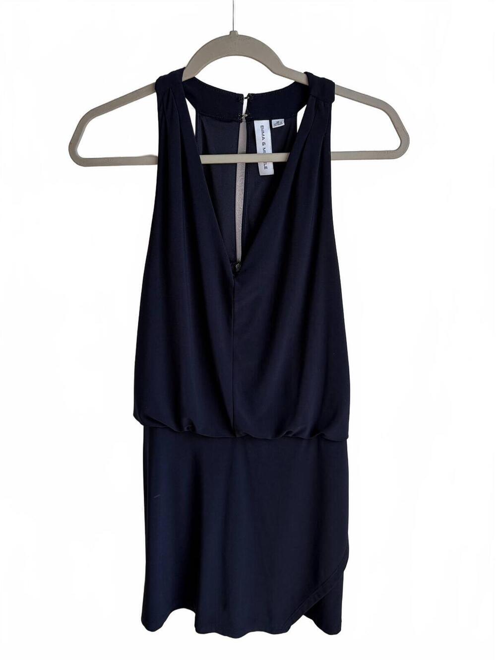 Shorts Jumper Romper Navy by Emma and Michele Medium